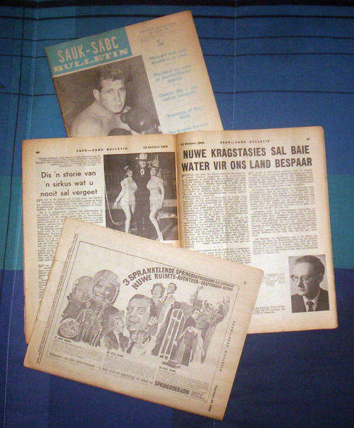 VERY RARE: SAUK/SABC BULLETIN (x3) IN VERY GOOD CONDITION (Please see pictures)