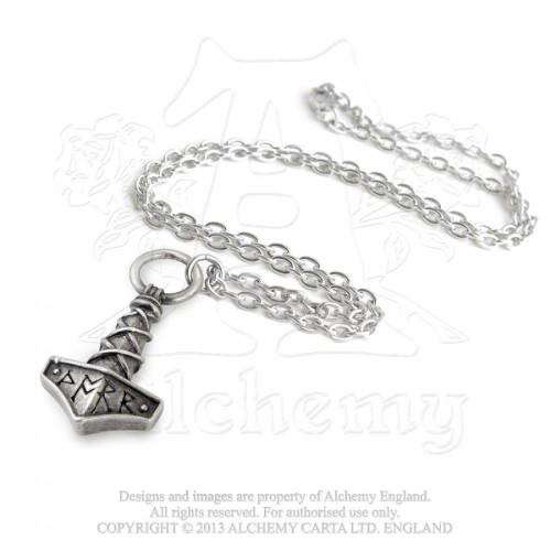 Alchemy Gothic P696 Thor's Hammer Amulet