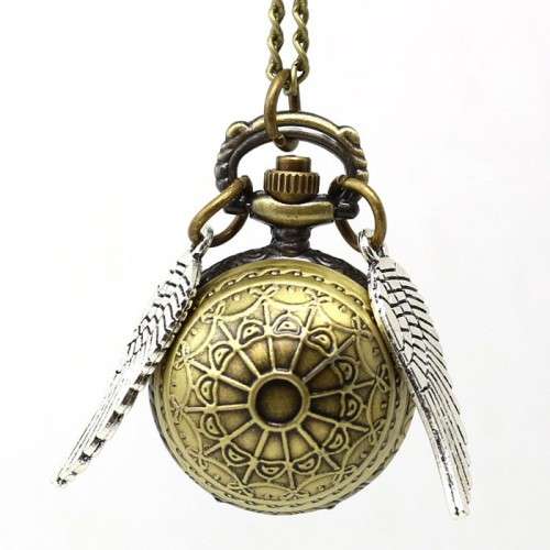 Harry Potter Golden Snitch Bronze Fob Pocket Watch