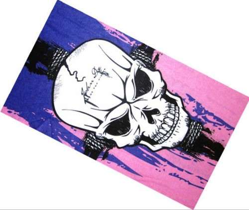 Pink Skull Tube Scarf