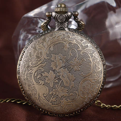 Game of Thrones House Stark Bronze Pocket Watch Necklace