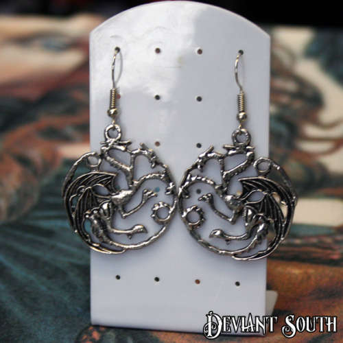 Game of Thrones House Targaryen Earrings