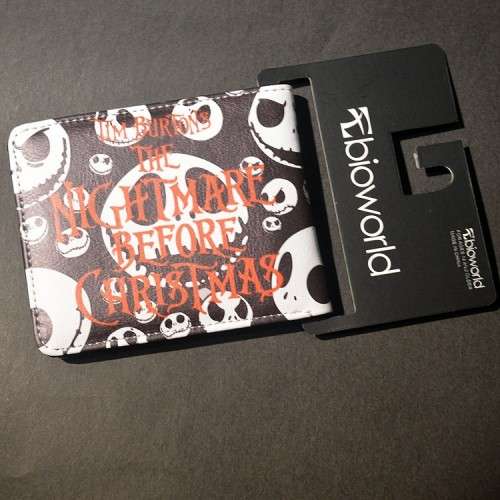 The Nightmare Before Christmas Bi-fold Wallet Jack Skellington Faces