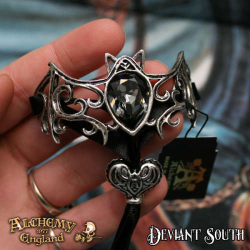Alchemy Gothic A108 Viennese Nights ribbon bracelet