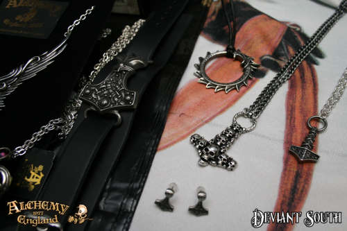 Best Seller! Alchemy Gothic A98 Thunderhammer Leather Wriststrap