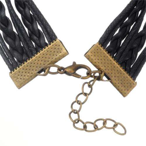 Dragon Multilayer Faux Leather Braided Bracelet