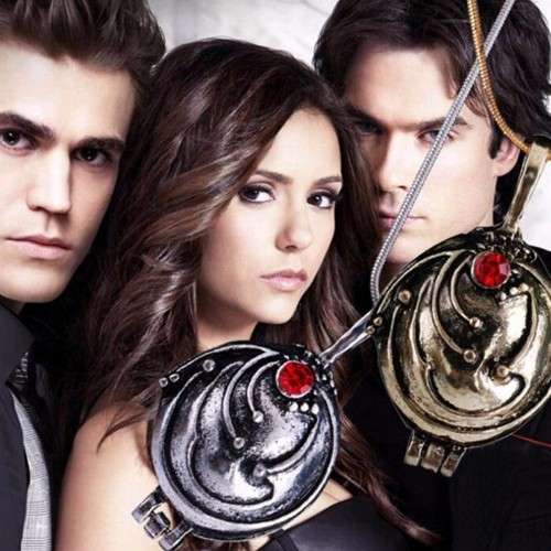 The Vampire Diaries Elena Gilbert Verbena Locket - Silver