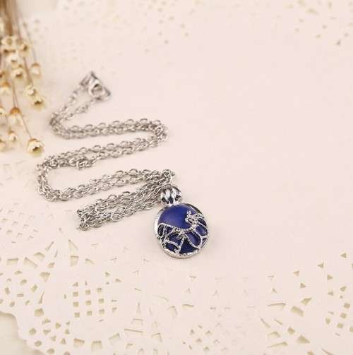 The Vampire Diaries Elena Gilbert Blue Stone Necklace