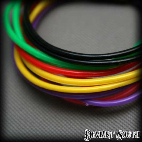 Multi-Colour Rubber Arm Bands - 12 Pack