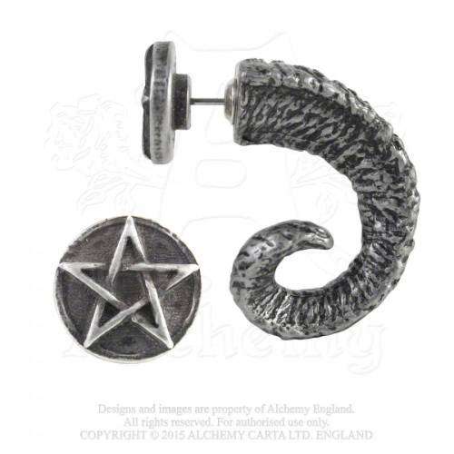 Alchemy Gothic E356 Magic Ram's Horn Faux Stretcher (single)