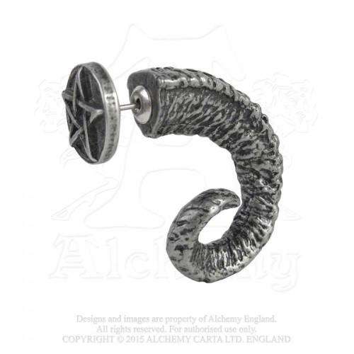 Alchemy Gothic E356 Magic Ram's Horn Faux Stretcher (single)