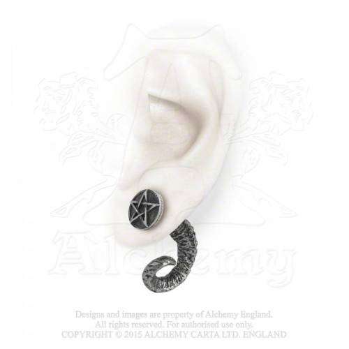Alchemy Gothic E356 Magic Ram's Horn Faux Stretcher (single)