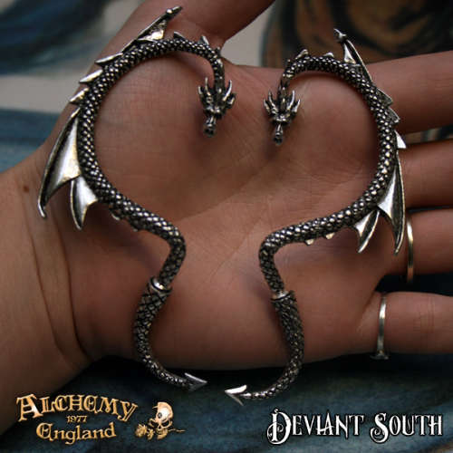 Alchemy Gothic E274R The Dragon's Lure Ear-wrap (Right Ear)