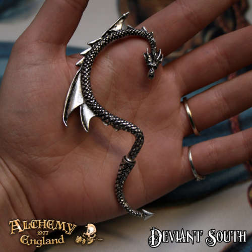 Alchemy Gothic E274R The Dragon's Lure Ear-wrap (Right Ear)