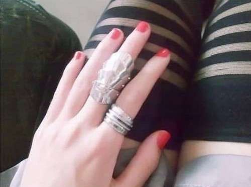 Armour Ring Silver - One Size Fits Most
