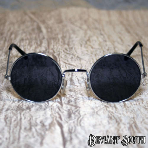 Round Sunglasses - Black