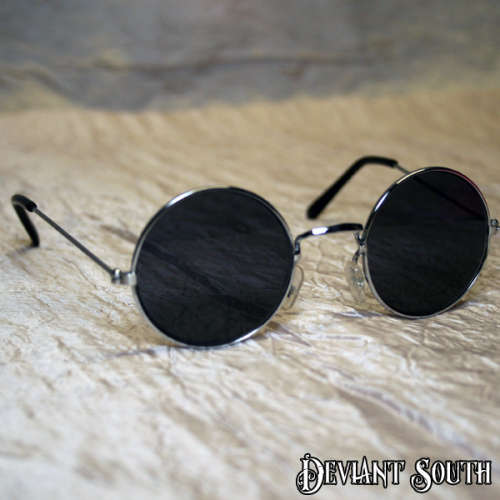 Round Sunglasses - Black