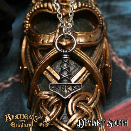 Alchemy Gothic P696 Thor's Hammer Amulet