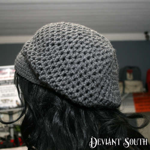 Gray Slouch Beanie