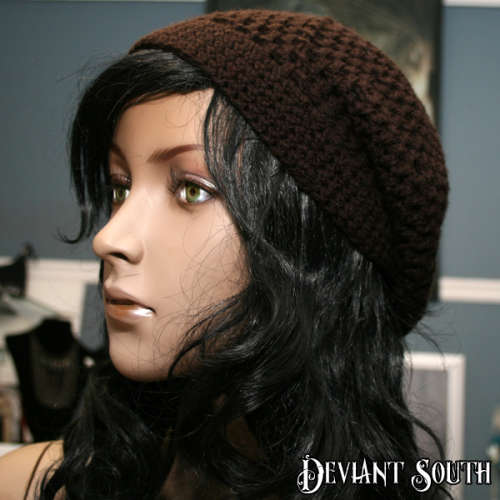 Brown Slouch Beanie
