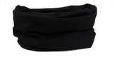 Plain Buff Tube Scarf - Black