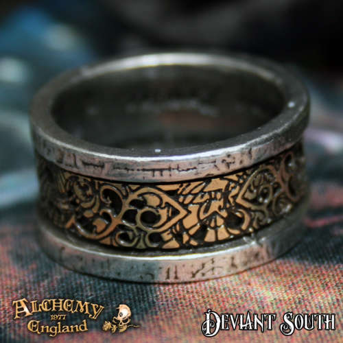 Alchemy Gothic AG-R44 Dr. von Rosenstein's Induction Principle Ring - UK Size Y