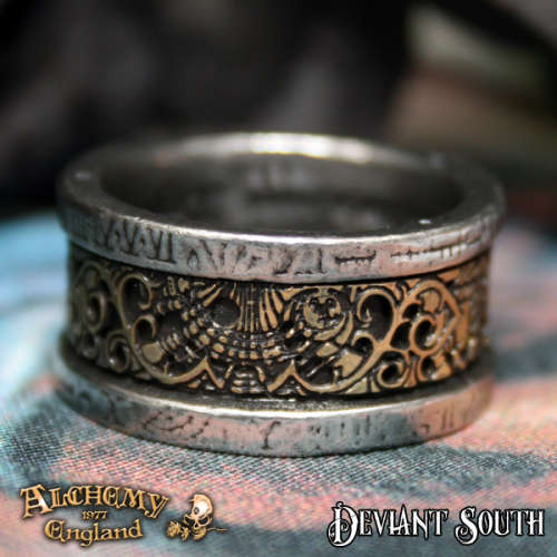 Alchemy Gothic AG-R44 Dr. von Rosenstein's Induction Principle Ring - UK Size Y