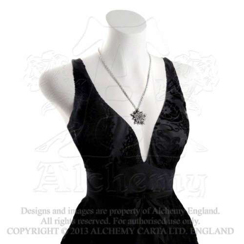 Last Chance! Alchemy Gothic P650 Chaosagram pendant necklace (English Pewter)