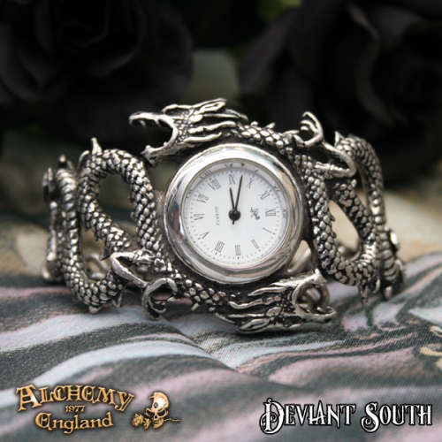 Sale! Alchemy Gothic AW16 Imperial Dragon Wrist Watch