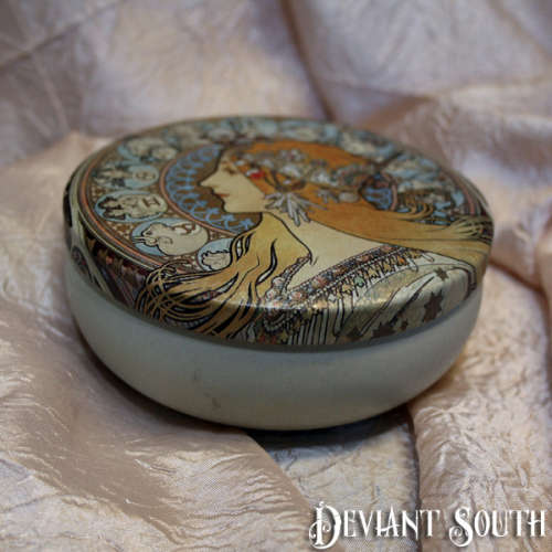 Astrology Zodiac Signs Hippy Gypsy Lady Jewellery Tin - Small