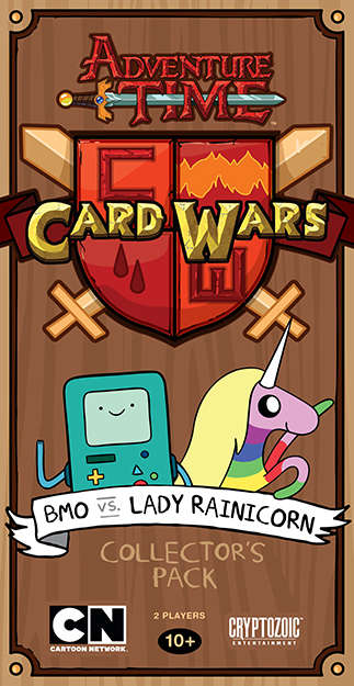Adventure Time Card Wars BMO vs Lady Rainicorn Collector's Pack