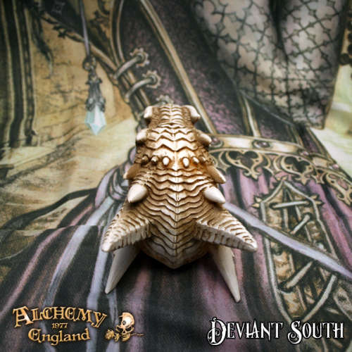 Alchemy Gothic V49 LED Dragon Skull Illiminated Desk Ornament (batteries not included)