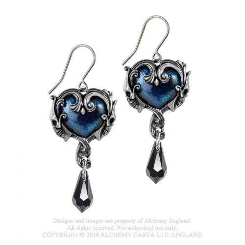 Alchemy Gothic E414 Affaire du Coeur earrings (pair)