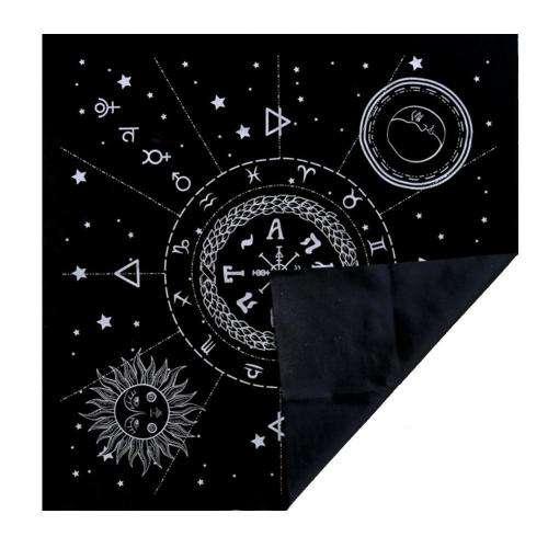 Altar Tarot Cloth Small Tablecloth Astrology Sun Moon