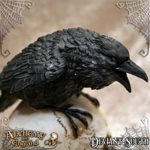 Alchemy Gothic V17 Poe's Raven resin statuette