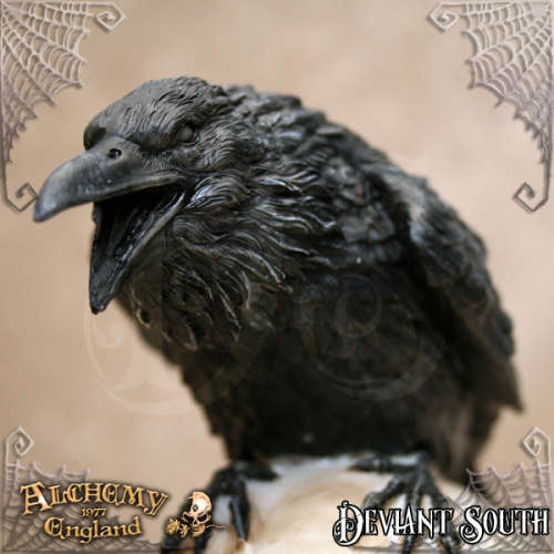 Alchemy Gothic V17 Poe's Raven resin statuette