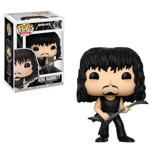 Funko Pop! Rocks - Metallica: 59 Kirk Hammett vinyl figure