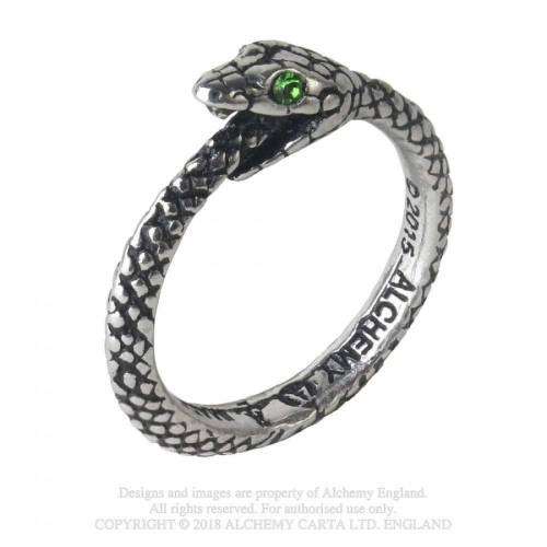 Alchemy Gothic AG-R206 The Sophia Serpent ring - Size: Y (UK) | 12 (US)