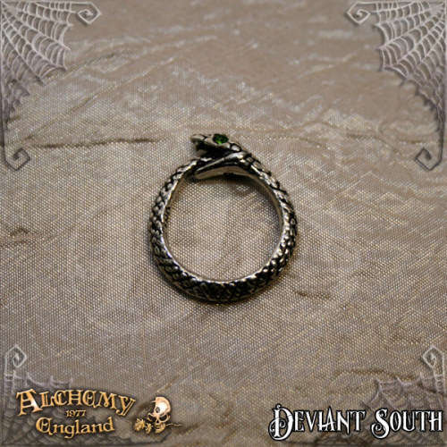 Alchemy Gothic AG-R206 The Sophia Serpent ring - Size: Y (UK) | 12 (US)