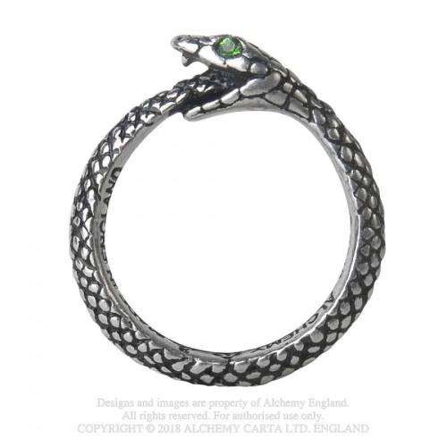 Alchemy Gothic AG-R206 The Sophia Serpent ring - Size: Y (UK) | 12 (US)