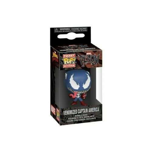 Funko Pocket Pop! Keychain: Marvel Venom - Venomised Captain America vinyl figure