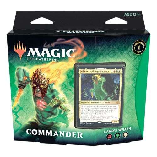 Magic: The Gathering Zendikar Rising Commander Deck - Land`s Wrath (red|green|white)
