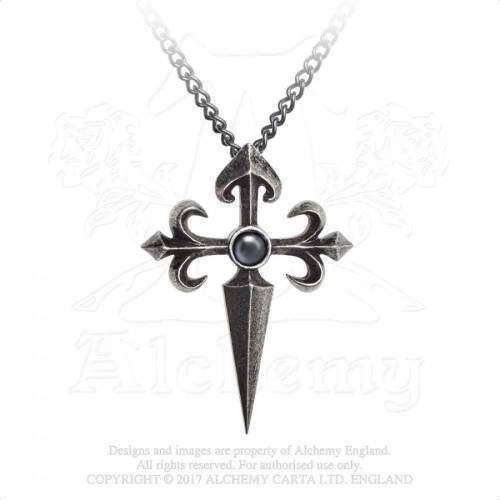 Alchemy Gothic P801 Santiago Cross necklace