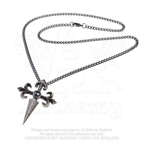Alchemy Gothic P801 Santiago Cross necklace