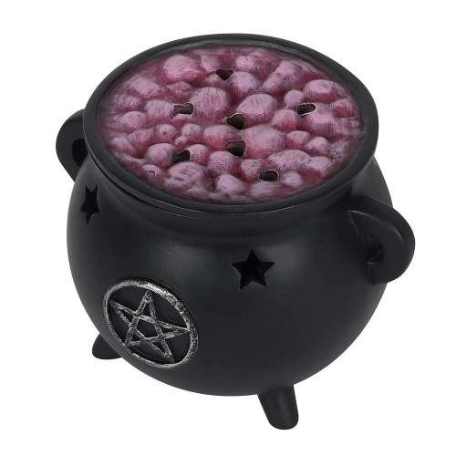 SoE Black Magic Pentagram Cauldron Incense Cone Holder (cone incense not included)