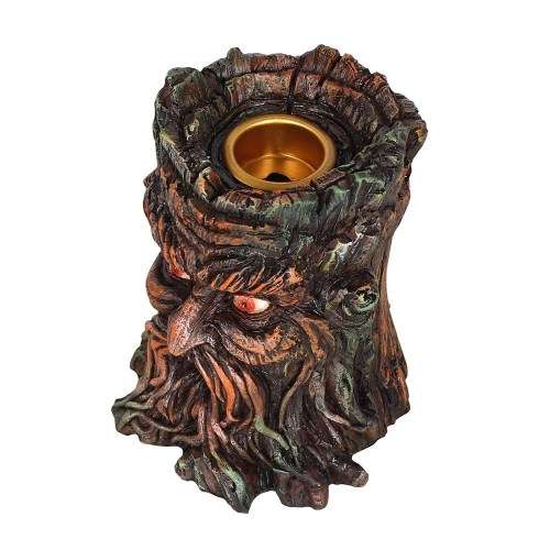 Small Green Man Backflow Incense Burner (backflow cones not included)