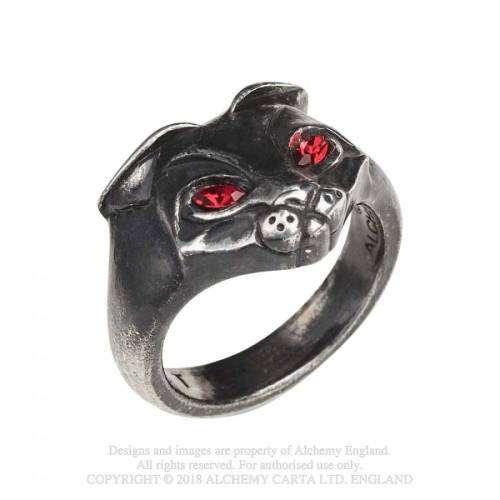 Alchemy Gothic AG-R224 Bastet Goddess ring - Size: T (UK) | -9 (US)