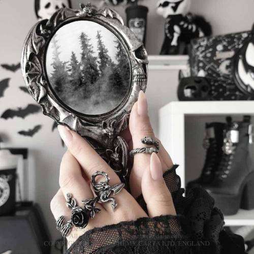 Alchemy Gothic AG-R245 Dragons Lure ring - UK Size: Y-W (adjustable)