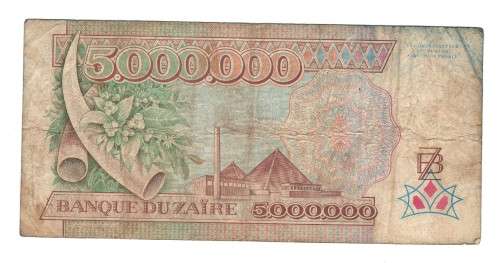 5,000,000 Zaires Zaire