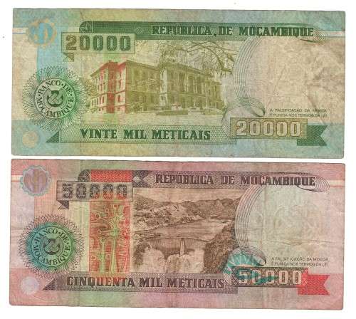 20,000 and 50,000 Meticais Mozambique
